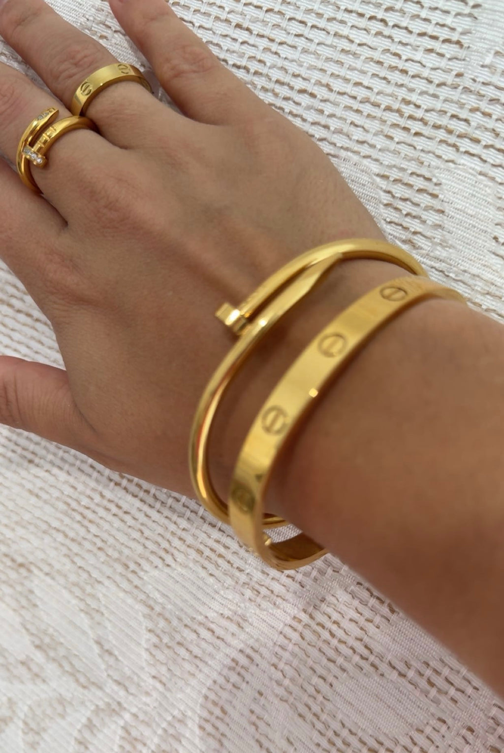 Classic Screw bangle 19 cm