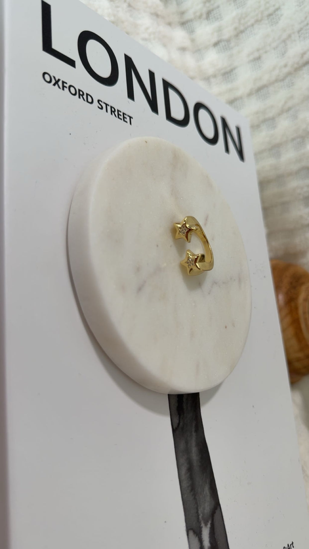 Double Shape Crystal Ring Start