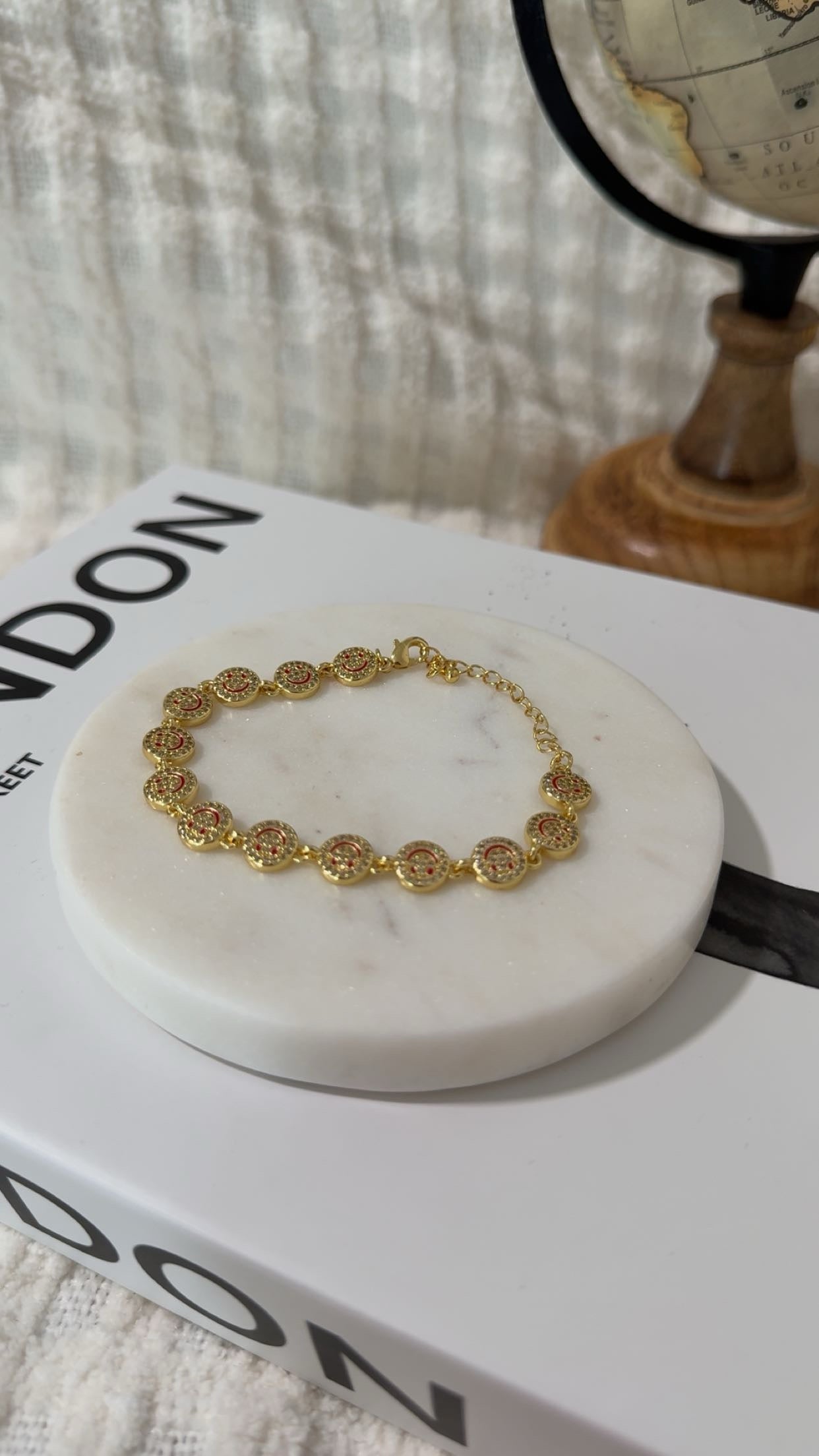 Multi Smiley Face Bracelet