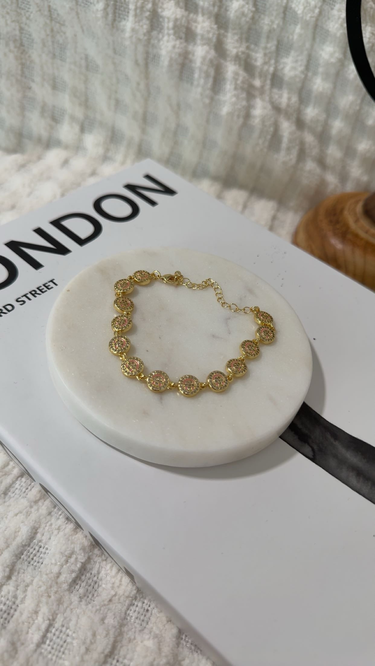 Multi Smiley Face Bracelet