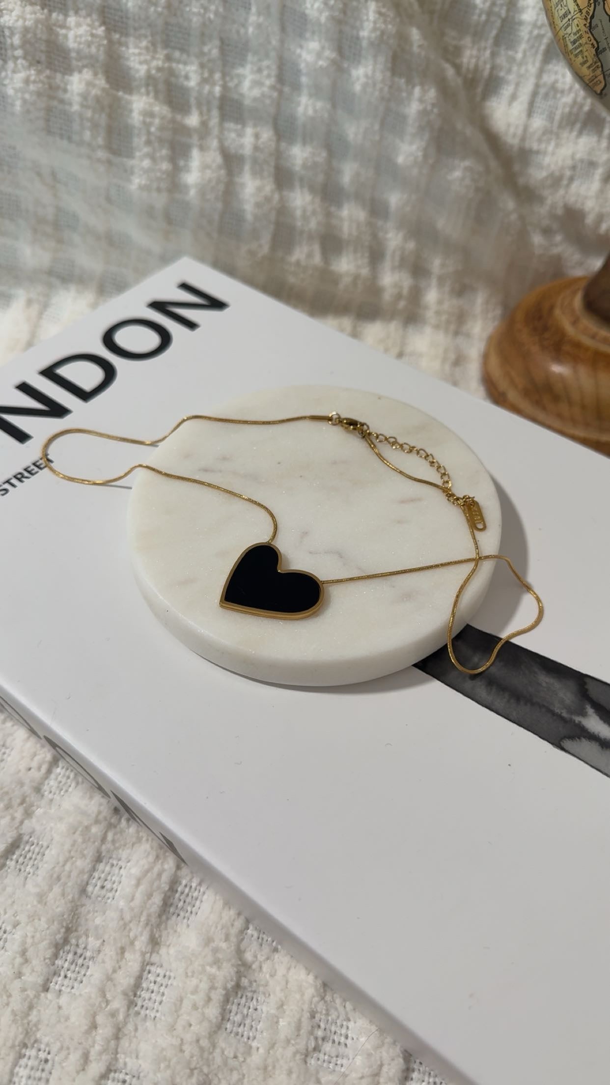 Stone Heart Necklace