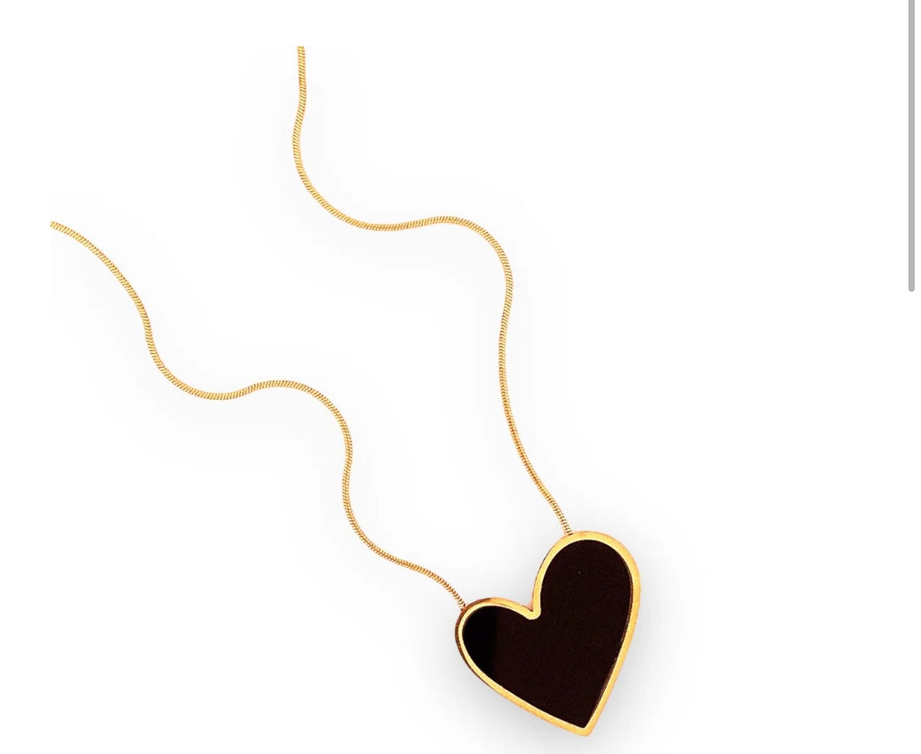 Stone Heart Necklace