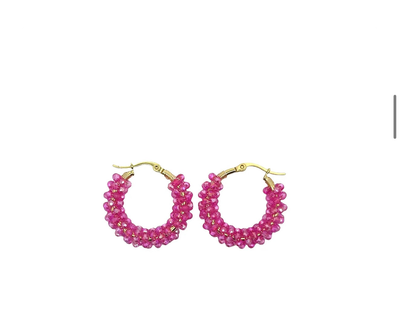 Crystal color Earring