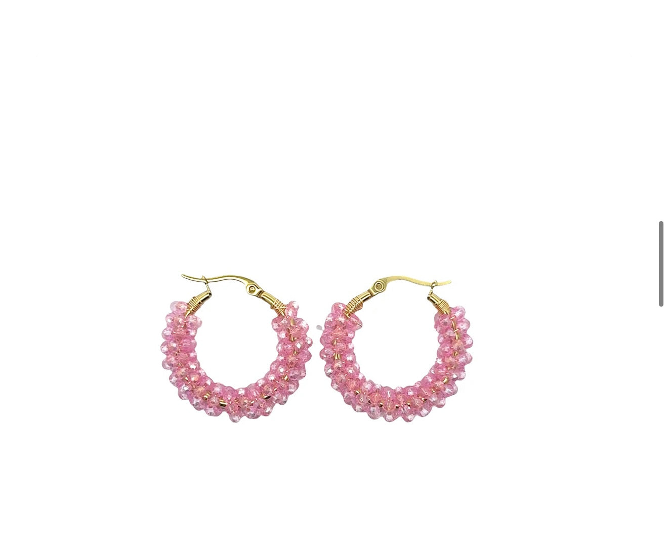 Crystal color Earring