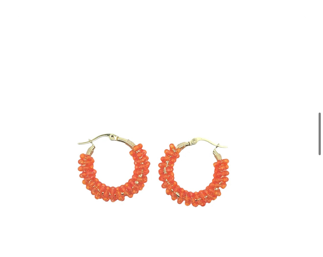 Crystal color Earring