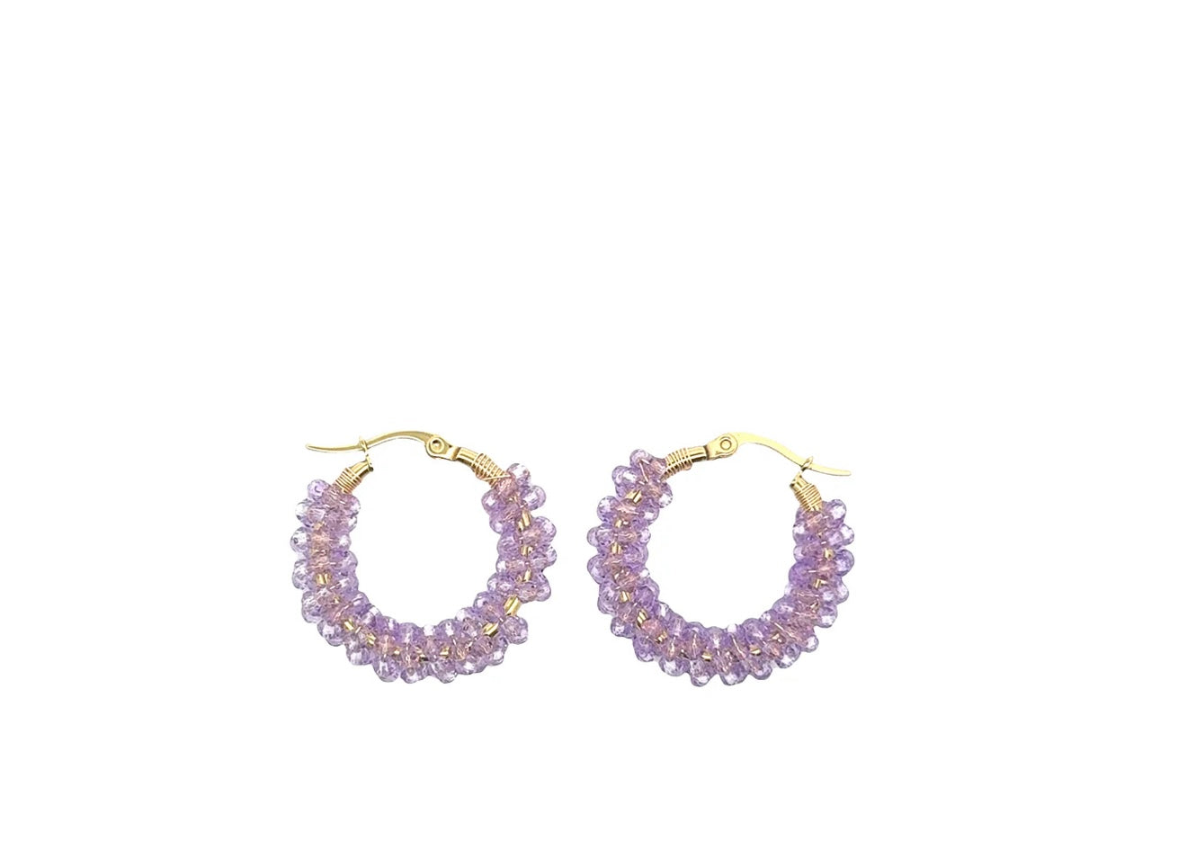 Crystal color Earring