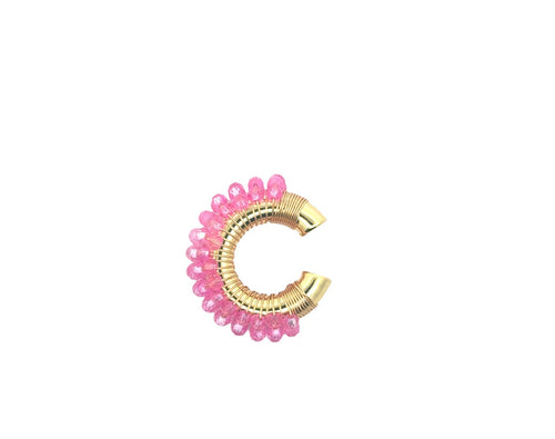Crystal color Earcuff