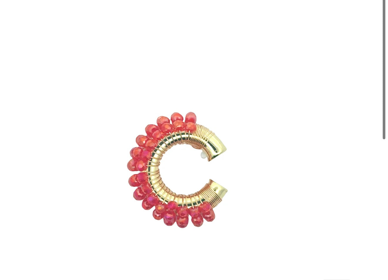 Crystal color Earcuff