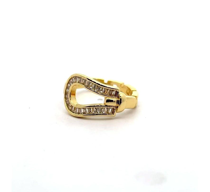Horseshoes Glam Ring